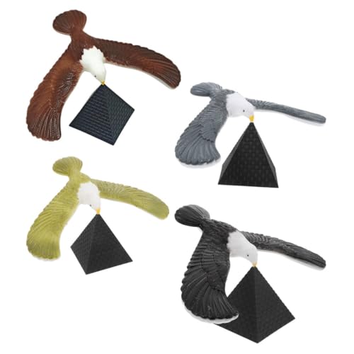 HANABASS 4 Stück Teiliges Finger Gleichgewichts Adler Figuren in Bunten Farben Stabilem Standfuß und Nostalgischem Design Pädagogisch Bedeutend für Erwachsene als Schreibtisch deko und HANABASS 4 Stück Teiliges Finger Gleichgewichts Adler Figuren in Bunten Farben Stabilem Standfuß und Nostalgischem Design Pädagogisch Bedeutend für Erwachsene als Schreibtisch deko und von HANABASS