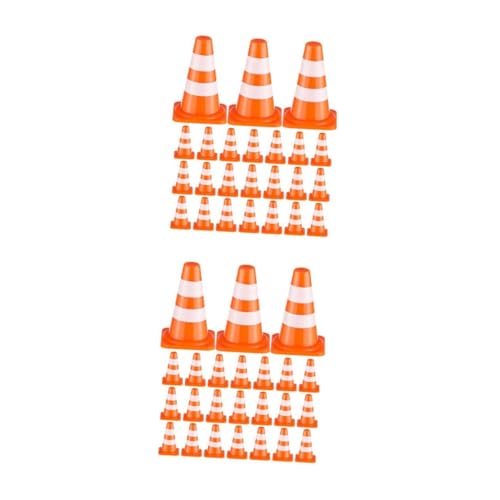 HANABASS 48 Stck. Teiliges Mini Verkehrskegel für Orangefarbene Mini Straßensperren und Realistische Verkehrszeichen Pädagogisches Lernspielzeug Verkehrssicherheit und Räumlichem HANABASS 48 Stck. Teiliges Mini Verkehrskegel für Orangefarbene Mini Straßensperren und Realistische Verkehrszeichen Pädagogisches Lernspielzeug Verkehrssicherheit und Räumlichem von HANABASS