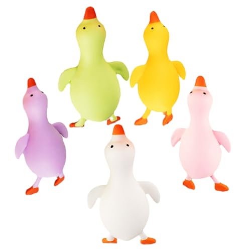HANABASS 5 Stück Teiliges Bunte Stress Enten Spielzeuge Elastische Quetschfiguren für Druckabbau Lustige Party dekompression Tragbare Antistress spielzeuge für Erwachsene HANABASS 5 Stück Teiliges Bunte Stress Enten Spielzeuge Elastische Quetschfiguren für Druckabbau Lustige Party dekompression Tragbare Antistress spielzeuge für Erwachsene von HANABASS
