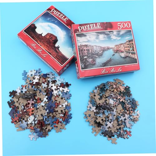 HANABASS 500 Stück Teiliges Erwachsenen Puzzle mit Monument Venedig Motiv Farbgenau Geschnitten Langlebiges Papiermaterial Fördert Geduld und Konzentration Geschenk für Teenager und HANABASS 500 Stück Teiliges Erwachsenen Puzzle mit Monument Venedig Motiv Farbgenau Geschnitten Langlebiges Papiermaterial Fördert Geduld und Konzentration Geschenk für Teenager und von HANABASS
