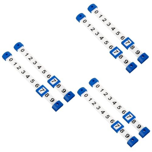 HANABASS 6 STK Tischfußballtorschütze Punktezähler Für Tischfußball Punktemarker Tischfußball-ergebnismarkierungen Tischfußball-scorekeeper Kicker-fußball-punktezähler Scores-gerät Plastik von HANABASS