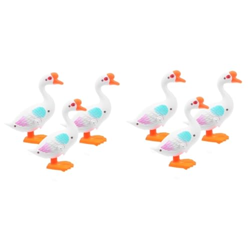 HANABASS 6 Stck. Wind Up Teiliges Aufziehbare Weiße Gänse Lernspielzeug zur Motorikförderung für Junge Mädchen und Kleinkinder Geeignet als für Ostern Weihnachten HANABASS 6 Stck. Wind Up Teiliges Aufziehbare Weiße Gänse Lernspielzeug zur Motorikförderung für Junge Mädchen und Kleinkinder Geeignet als für Ostern Weihnachten von HANABASS