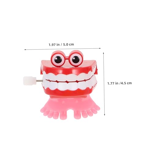 HANABASS 6 Stück Halloween Aufziehspielzeug Lustige Laufende Kippzähne mit Augen Robuste Kunststoff-Wind-up Spielzeuge als Partygeschenk Scherzartikel für Kindergeburtstag und Karneval HANABASS 6 Stück Halloween Aufziehspielzeug Lustige Laufende Kippzähne mit Augen Robuste Kunststoff-Wind-up Spielzeuge als Partygeschenk Scherzartikel für Kindergeburtstag und Karneval von HANABASS