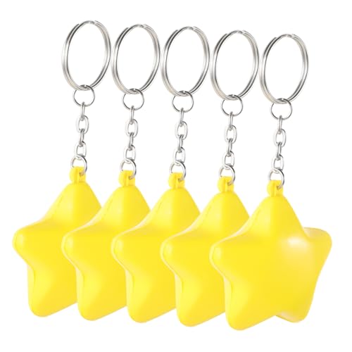 HANABASS 6 Stück Stern Stressabbau Druckball für Lustiges Fidget Toy Schlüsselanhänger Partydeko Spaßelement HANABASS 6 Stück Stern Stressabbau Druckball für Lustiges Fidget Toy Schlüsselanhänger Partydeko Spaßelement von HANABASS