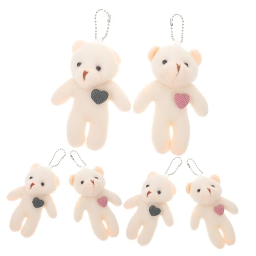 HANABASS 6 Stück Teiliges Plüsch Anhänger mit Niedlichen Mini Plüschbär Schlüsselanhängern Weiche Stofftier in Rosa und Grün Praktische Taschen und Rucksack Deko als und Alltagsschmuck HANABASS 6 Stück Teiliges Plüsch Anhänger mit Niedlichen Mini Plüschbär Schlüsselanhängern Weiche Stofftier in Rosa und Grün Praktische Taschen und Rucksack Deko als und Alltagsschmuck von HANABASS