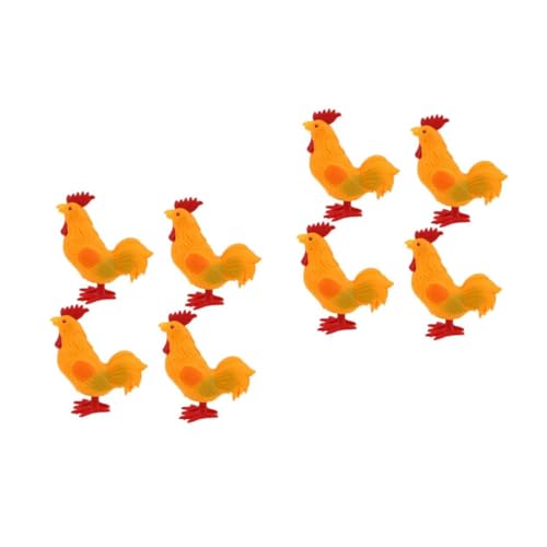 HANABASS 8 Stck. Teiliges Aufziehspielzeug Küken mit Springender Mechanik Kleine Farmtier Figur Windup Jumping Toy für Partygeschenk und Vorschulspielzeug HANABASS 8 Stck. Teiliges Aufziehspielzeug Küken mit Springender Mechanik Kleine Farmtier Figur Windup Jumping Toy für Partygeschenk und Vorschulspielzeug von HANABASS