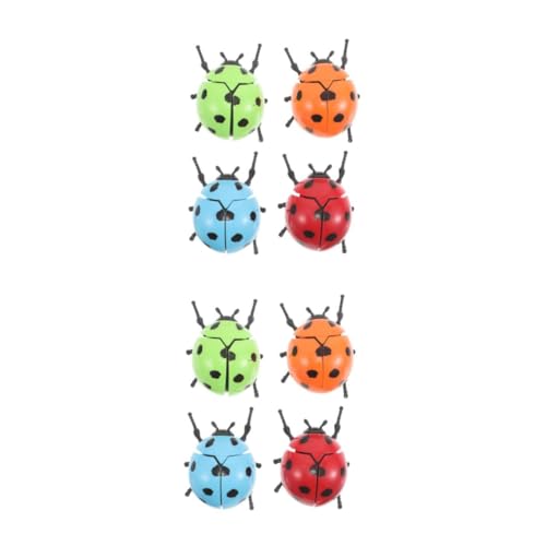HANABASS 8 Stck. Teiliges Mechanische Marienkäfer für Realistische Windup Insekten aus Robustem Kunststoff Lustiges Modell für Kreatives und Partygeschenke HANABASS 8 Stck. Teiliges Mechanische Marienkäfer für Realistische Windup Insekten aus Robustem Kunststoff Lustiges Modell für Kreatives und Partygeschenke von HANABASS