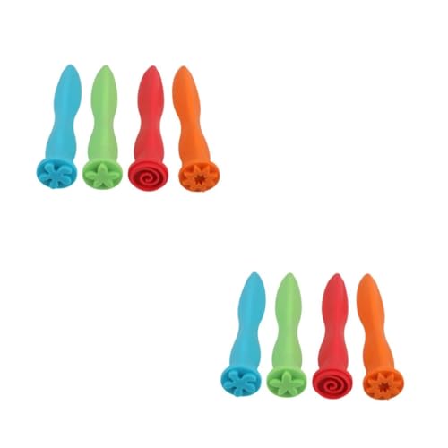 HANABASS 8 Stck. Teiliges Stempelset mit Floralen Gummistempeln Ergonomische Griffe für Einfache Handhabung Kreative Bastelstempel Geschicklichkeit und Konzentration bei Kindern HANABASS 8 Stck. Teiliges Stempelset mit Floralen Gummistempeln Ergonomische Griffe für Einfache Handhabung Kreative Bastelstempel Geschicklichkeit und Konzentration bei Kindern von HANABASS