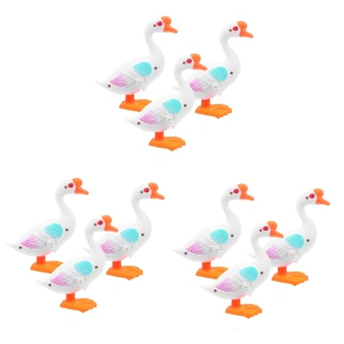 HANABASS 9 Stck. Aufziehspielzeug Springende Weiße Gänse Wind Up Motorische Motorische Entwicklung Robust und Kreative Tier Spielzeuge HANABASS 9 Stck. Aufziehspielzeug Springende Weiße Gänse Wind Up Motorische Motorische Entwicklung Robust und Kreative Tier Spielzeuge von HANABASS