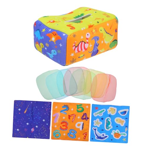 HANABASS Babysensory Tissue Box Dinosaurier Simulation Buntes Lernspielzeug für Kleinkinder Feinmotorik und Farbenverständnis HANABASS Babysensory Tissue Box Dinosaurier Simulation Buntes Lernspielzeug für Kleinkinder Feinmotorik und Farbenverständnis von HANABASS