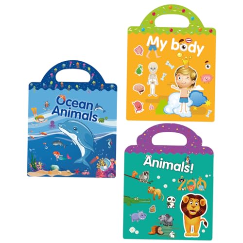 HANABASS DIY Stickerbuch mit Szenenaufklebern für Ab Jahren Bunte Cartoon Motive Fördert Kreativität Feinmotorik und Spielerisches Lernen für Kindergarten und Zuhause HANABASS DIY Stickerbuch mit Szenenaufklebern für Ab Jahren Bunte Cartoon Motive Fördert Kreativität Feinmotorik und Spielerisches Lernen für Kindergarten und Zuhause von HANABASS