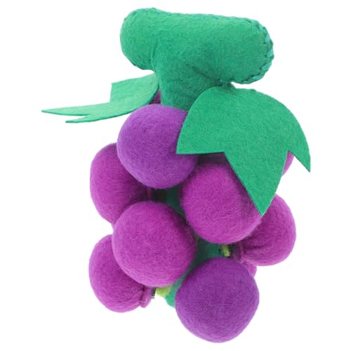 HANABASS Filz trauben Vliesstoff Liebevoll Gestaltetes Montessori Früchte lernspielzeug Fördert Feinmotorik und Kognitive Entwicklung Geeignet für Vorschule und Kreative Rollenspiele HANABASS Filz trauben Vliesstoff Liebevoll Gestaltetes Montessori Früchte lernspielzeug Fördert Feinmotorik und Kognitive Entwicklung Geeignet für Vorschule und Kreative Rollenspiele von HANABASS