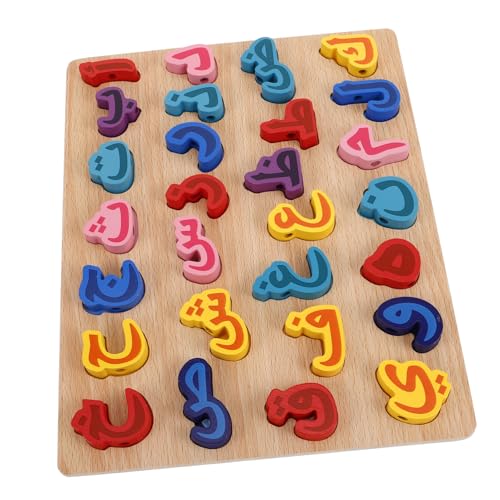 HANABASS Holz Puzzle Arabisches Alphabet Lernspielzeug Doppelseitig mit Whiteboard zum Zeichnen Motorische Langlebig Sicher Pädagogisch für Spielerisches Lernen HANABASS Holz Puzzle Arabisches Alphabet Lernspielzeug Doppelseitig mit Whiteboard zum Zeichnen Motorische Langlebig Sicher Pädagogisch für Spielerisches Lernen von HANABASS