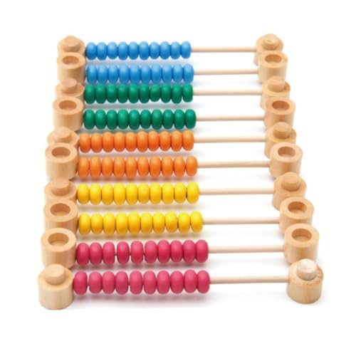 HANABASS Holz Rechenrahmen Abnehmbar Bunt Rechenhilfe Lernspielzeug für Schüler Frühe Mathematik Bildung Langlebig Leicht Tragbar HANABASS Holz Rechenrahmen Abnehmbar Bunt Rechenhilfe Lernspielzeug für Schüler Frühe Mathematik Bildung Langlebig Leicht Tragbar von HANABASS
