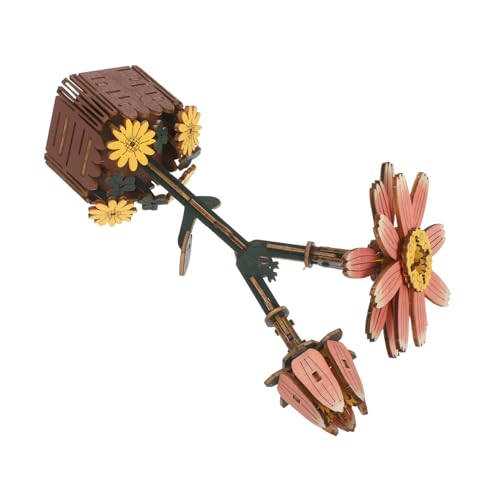 HANABASS Holzblumen Puzzle Bausatz Daisy DIY Kreatives Holz-Jigsaw-baukit für Blumen Dekorationen Geschenk Geburtstag Weihnachten HANABASS Holzblumen Puzzle Bausatz Daisy DIY Kreatives Holz-Jigsaw-baukit für Blumen Dekorationen Geschenk Geburtstag Weihnachten von HANABASS