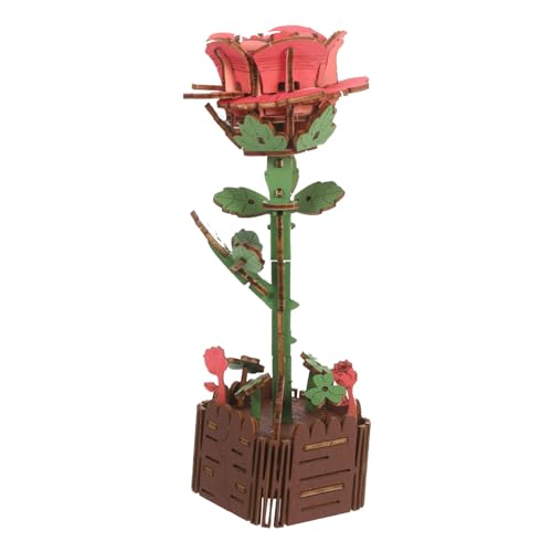 HANABASS Holzblumen Puzzle Bausatz mit Vase Nachhaltiger Rosenstrauß DIY Baukasten für Kreative Geschenkidee Muttertag Valentinstag Heimdekoration Natürliche Ästhetik HANABASS Holzblumen Puzzle Bausatz mit Vase Nachhaltiger Rosenstrauß DIY Baukasten für Kreative Geschenkidee Muttertag Valentinstag Heimdekoration Natürliche Ästhetik von HANABASS