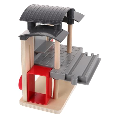 HANABASS Holzeisenbahn Bahnhof Zubehör aus Holz Motorische Fähigkeiten Fördernd Kreativ Gestaltbar für Gruppen Einzelspiel zu Hause und Kindergarten Spielerisches Lernen und Soziale HANABASS Holzeisenbahn Bahnhof Zubehör aus Holz Motorische Fähigkeiten Fördernd Kreativ Gestaltbar für Gruppen Einzelspiel zu Hause und Kindergarten Spielerisches Lernen und Soziale von HANABASS