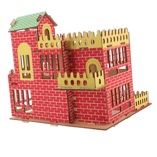 HANABASS Holzpuzzle Haus DIY Bausatz Handmontiertes Holzmodell für Pädagogisches Holzspielzeug Feinmotorik Logischem Denken und Räumlicher Vorstellungskraft HANABASS Holzpuzzle Haus DIY Bausatz Handmontiertes Holzmodell für Pädagogisches Holzspielzeug Feinmotorik Logischem Denken und Räumlicher Vorstellungskraft von HANABASS