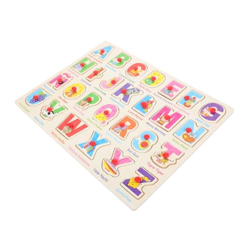 HANABASS Holzpuzzle für Kleinkinder Spanisch Alphabet Zahlen Steckspiel Lernspielzeug aus Holz Montessori Pädagogisches Puzzle für Jahre Feinmotorik und Logischem Denken HANABASS Holzpuzzle für Kleinkinder Spanisch Alphabet Zahlen Steckspiel Lernspielzeug aus Holz Montessori Pädagogisches Puzzle für Jahre Feinmotorik und Logischem Denken von HANABASS