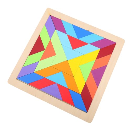 HANABASS Holzpuzzle mit Bunten Geometrischen Formen Pädagogisches Lernspielzeug Kreativität Feinmotorik und Räumlichem Denken Geeignet für Ab Jahren HANABASS Holzpuzzle mit Bunten Geometrischen Formen Pädagogisches Lernspielzeug Kreativität Feinmotorik und Räumlichem Denken Geeignet für Ab Jahren von HANABASS