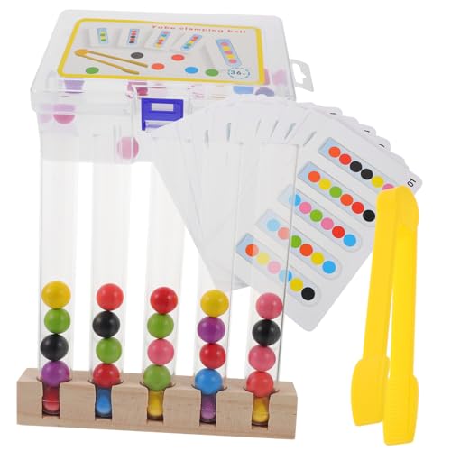 HANABASS Holzspielzeug Clipper Perlen mit Testrohr und Pinzette Farbige Lernperlen für Hand Auge Koordination Motorisches Training und Farbenerkennung Montessori Pädagogisches Ab Jahren HANABASS Holzspielzeug Clipper Perlen mit Testrohr und Pinzette Farbige Lernperlen für Hand Auge Koordination Motorisches Training und Farbenerkennung Montessori Pädagogisches Ab Jahren von HANABASS