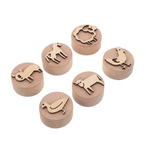 HANABASS Holzstempel Set Tiermotive Leicht Handhabbar Ergonomisch Geformt Für Tonmodellierung Kreatives Basteln Frühe Spaß Familie Schule HANABASS Holzstempel Set Tiermotive Leicht Handhabbar Ergonomisch Geformt Für Tonmodellierung Kreatives Basteln Frühe Spaß Familie Schule von HANABASS