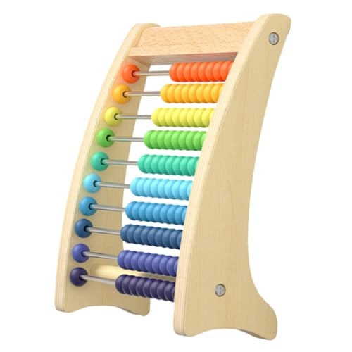 HANABASS Lern abakus aus Holz Montessori Rechenhilfe mit Bunten Perlen Zählrahmen für Mathe Lernen Feinmotorik und Hand Auge koordination Pädagogisches Rechenspielzeug für Jungen und HANABASS Lern abakus aus Holz Montessori Rechenhilfe mit Bunten Perlen Zählrahmen für Mathe Lernen Feinmotorik und Hand Auge koordination Pädagogisches Rechenspielzeug für Jungen und von HANABASS