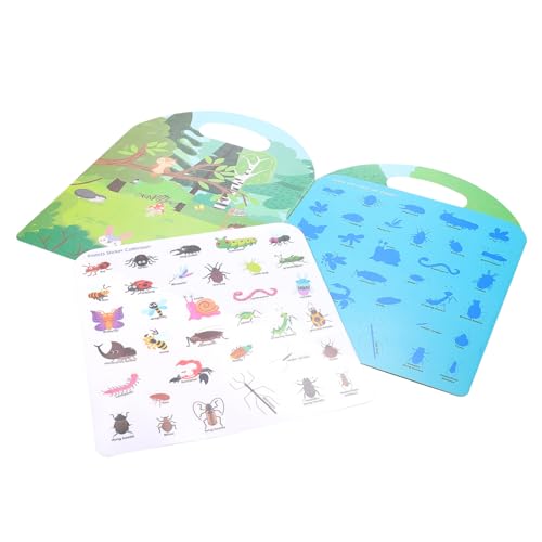 HANABASS Lernbuch mit Wiederverwendbaren Sticker spielzeugen Kreatives Kognitives Frühförderungs beschäftigungsbuch für Kleinkinder und Vorschulkinder Pädagogisches Aktivitätsbuch Leicht HANABASS Lernbuch mit Wiederverwendbaren Sticker spielzeugen Kreatives Kognitives Frühförderungs beschäftigungsbuch für Kleinkinder und Vorschulkinder Pädagogisches Aktivitätsbuch Leicht von HANABASS
