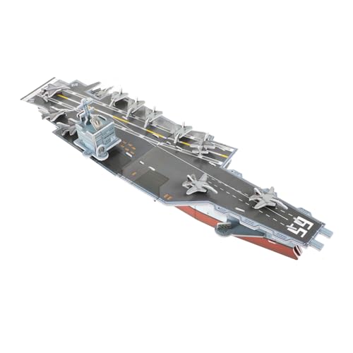 HANABASS Papierflugzeugträger Modell Bausatz DIY Puzzle für Sicheres Nachhaltiges Bastelset Fördert Familienzeit und Lernspaß Großer Flugzeugträger Puzzle Kit HANABASS Papierflugzeugträger Modell Bausatz DIY Puzzle für Sicheres Nachhaltiges Bastelset Fördert Familienzeit und Lernspaß Großer Flugzeugträger Puzzle Kit von HANABASS