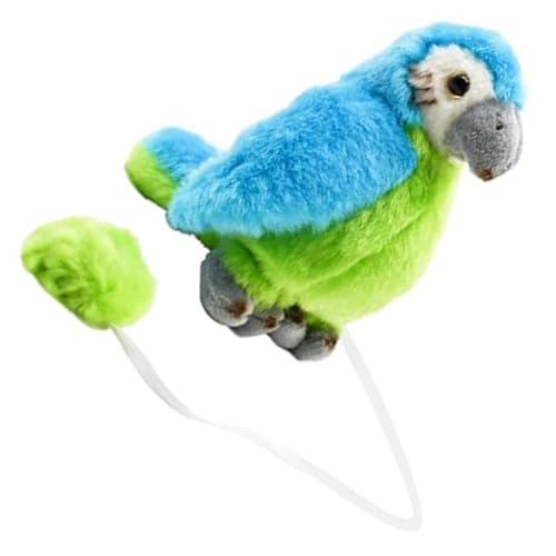 HANABASS Plüsch-schulterpapagei Blau Weicher Langlebiger Piraten-Vogel als Realistisches Schulter-Accessoire für Erwachsene für Halloween-kostüme Cosplay und Piratenpartys HANABASS Plüsch-schulterpapagei Blau Weicher Langlebiger Piraten-Vogel als Realistisches Schulter-Accessoire für Erwachsene für Halloween-kostüme Cosplay und Piratenpartys von HANABASS