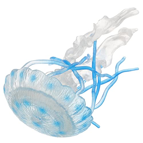 HANABASS Quallen Modell Realistisches Simulation für Aquarien Lernspielzeug für Meereslebewesen Deko Blau HANABASS Quallen Modell Realistisches Simulation für Aquarien Lernspielzeug für Meereslebewesen Deko Blau von HANABASS