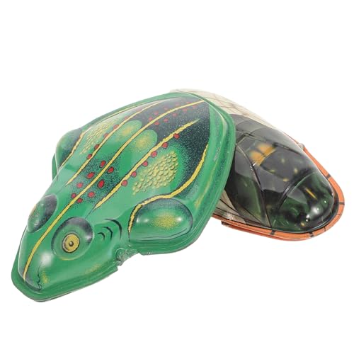 HANABASS Retro Tin mit Kleiner und Frosch Detailreiches Langlebiges Blechspielzeug für Sammler und Spielspaß Nostalgisch Gestaltete Miniaturfiguren als und Dekoration HANABASS Retro Tin mit Kleiner und Frosch Detailreiches Langlebiges Blechspielzeug für Sammler und Spielspaß Nostalgisch Gestaltete Miniaturfiguren als und Dekoration von HANABASS