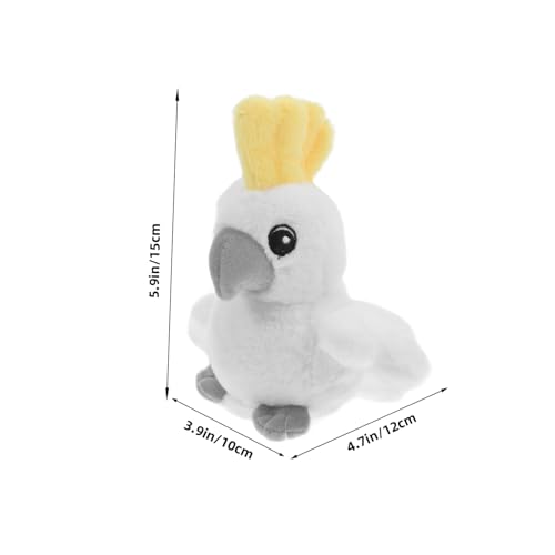 HANABASS Schulterplüschtier Papagei Piratenkostüm Cosplay Zubehör Bunter Piratenvogel für Jungen Mädchen Halloween Party HANABASS Schulterplüschtier Papagei Piratenkostüm Cosplay Zubehör Bunter Piratenvogel für Jungen Mädchen Halloween Party von HANABASS