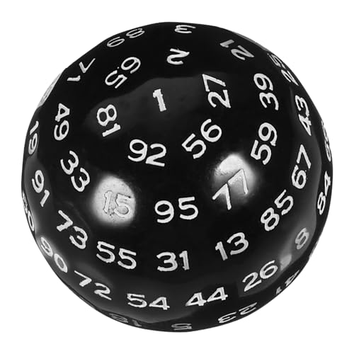 HANABASS Seitiger Leichter Acrylwürfel Kugelförmig Robust und Verschleißfest Vielseitig für Rollenspiele Brettspiele Mathematikunterricht und Party Tragbar für Spieler HANABASS Seitiger Leichter Acrylwürfel Kugelförmig Robust und Verschleißfest Vielseitig für Rollenspiele Brettspiele Mathematikunterricht und Party Tragbar für Spieler von HANABASS