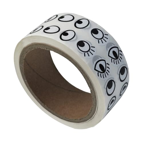 HANABASS Selbstklebende Augenaufkleber Rolle DIY Basteln Scrapbooking Langlebige Sichere Klebeaugen für Kreative Bastelprojekte und Partydekoration HANABASS Selbstklebende Augenaufkleber Rolle DIY Basteln Scrapbooking Langlebige Sichere Klebeaugen für Kreative Bastelprojekte und Partydekoration von HANABASS