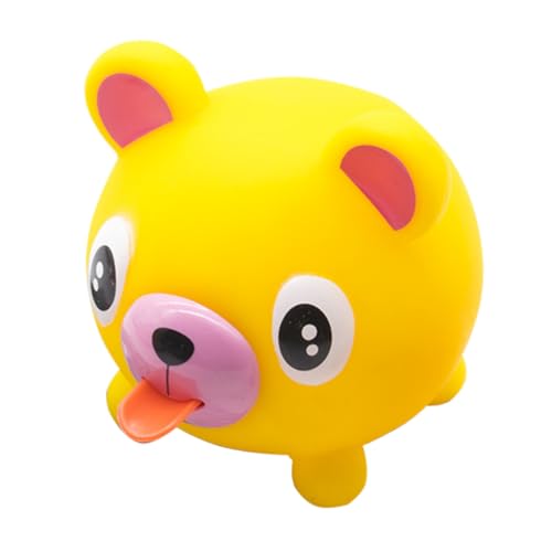 HANABASS Stress Relief Gelber Bär mit Quietscher und Herausgestreckter Flexibles Squeeze für Erwachsene Lustiges taktiles zur Angst Stressreduktion HANABASS Stress Relief Gelber Bär mit Quietscher und Herausgestreckter Flexibles Squeeze für Erwachsene Lustiges taktiles zur Angst Stressreduktion von HANABASS