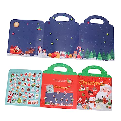 HANABASS Weihnachtliches DIY Stickerbuch für Wiederablösbar Langlebig Fenster und Wandsticker Lernspiel für Jahre als Klassenpreis und Familienaktivität HANABASS Weihnachtliches DIY Stickerbuch für Wiederablösbar Langlebig Fenster und Wandsticker Lernspiel für Jahre als Klassenpreis und Familienaktivität von HANABASS