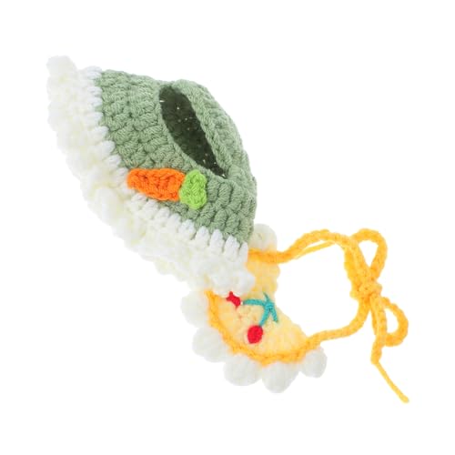 HANABASS Woven Hat Headgear Cotton Bib Adorable Doll Accessories für Kuscheltiere Kreatives Kostüm für Stofftiere Fotorequisiten Festival Partydekoration HANABASS Woven Hat Headgear Cotton Bib Adorable Doll Accessories für Kuscheltiere Kreatives Kostüm für Stofftiere Fotorequisiten Festival Partydekoration von HANABASS