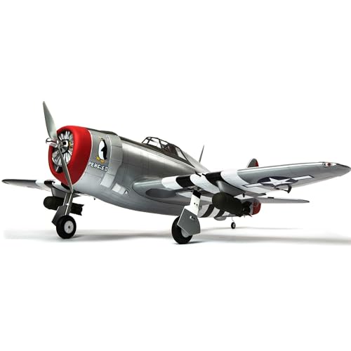HANGAR 9 P‑47D Thunderbolt RC Flugzeug 67″ (1,70 m), 20 cc ARF Warbird – Laser"gefräste Balsa/Sperrholz-Zelle, funktionale Klappen & detaillierte Scale‑Folien‑Bespanung HANGAR 9 P‑47D Thunderbolt RC Flugzeug 67″ (1,70 m), 20 cc ARF Warbird – Laser"gefräste Balsa/Sperrholz-Zelle, funktionale Klappen & detaillierte Scale‑Folien‑Bespanung von HANGAR 9