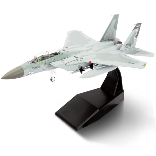 HANGHANG 1/100 Militär Modellflugzeug F15C Eagle Alloy Fighter Plane Modell Modell Flugzeug für Sammlung und Geschenk von HANGHANG