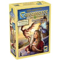 ASMODEE HIGD0103 Hans im Glück Carcassonne - Burgfräulein und Drache von HANS IM GLÜCK