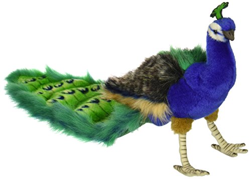 Peacock Plush Soft Toy by Hansa. 5433. 24cm by Hansa von HANSA