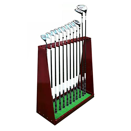 HAODUOO Golfschlägerhalterständer for The Green, Golfschläger-Organizer-Rack for die Golf-Driving-Range/Golf-Simulator-Driving-Range/Heimplatzierung von Schlägern von HAODUOO