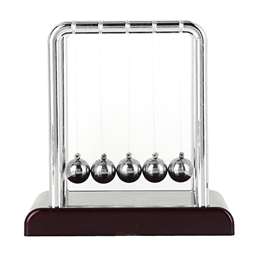 HAOHIZE Cradle Balance Balls, Newtons Cradle Pendel Ball Swing Balance Balls Physik Wissenschaft Schreibtisch Stressabbau Spielzeug für Home Office Pädagogische Wissenschaft Kits von HAOHIZE