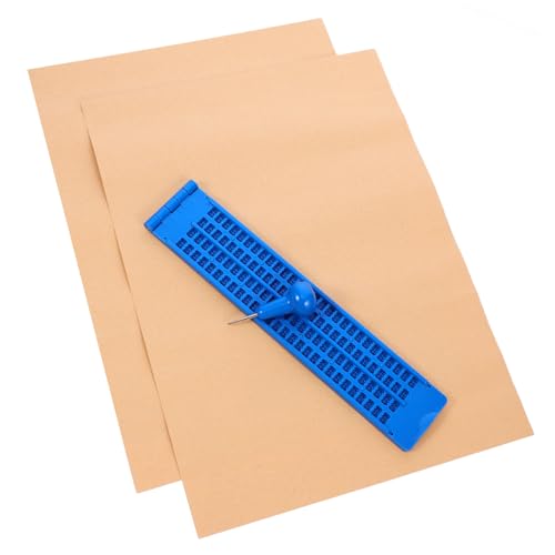 HAPINARY 1 Satz Braille-tafel Hersteller Von Braille-Etiketten Whiteboardstift Whiteboard-stifte Farbmarker Stift Für Braille-schreibplatte Braille-bücher Kreide Schreibstift Plastik Blue von HAPINARY