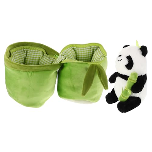 HAPINARY 1 Satz Panda-Puppe Panda-Kissen Panda-kuscheltiere Kawaii Kissen Panda-Figur Spielzeugkissen Süße Kuscheltiere Stofftier Pandas Süßes Körperkissen Panda-Modell- Plüsch von HAPINARY