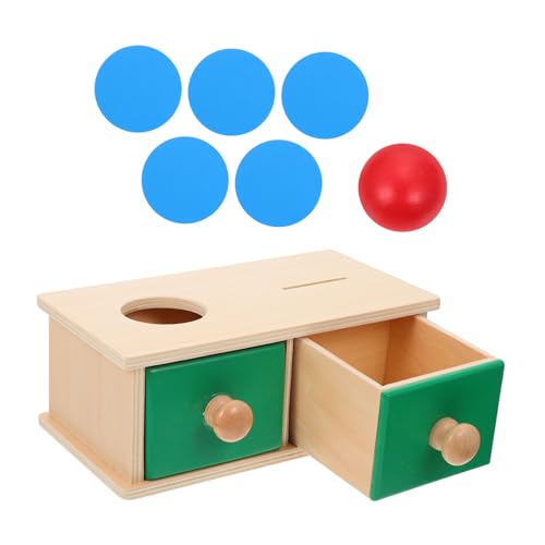 HAPINARY 1 Satz Schublade Ziel Box Kinderspiele Kleinkindspielzeug Bauen Babyspielzeug Sensorisches Frühpädagogisches Stielspielzeug Kinderspielzeug Hölzern von HAPINARY