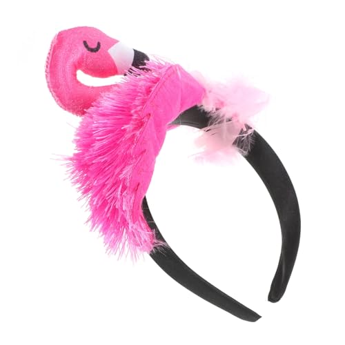 HAPINARY 1 Stück Flamingo Stirnband Haarschmuck Flamingo Haar Rosa Flamingo Kopf Flamingo Haar Flamingo Kopfschmuck Flamingo von HAPINARY