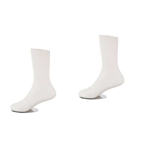 HAPINARY 2 STK Kinderfußmodell Kinder füße Formen Socken für Kleinkinder Babysocken Mannequin-Füße Kinder Sockenhalter Kinder Sockenständer magnetischer sockenhalter Sockenfüller pe Weiß von HAPINARY