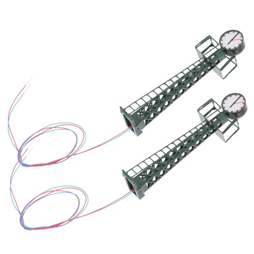 HAPINARY Miniatur-modellbahn-bahnsteigbeleuchtung Maßstabsgetreues Zugzubehör Für Modelleisenbahn Und Dioramen von HAPINARY